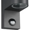 Sieninis lauko šviestuvas TRIO ROYA IP44 2xGU10 su judesio davikliu antracito sp 22x7x12cm