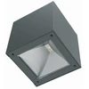Sieninis LED lauko šviestuvas CYLINDER, įkraunamas saulės energija, juodos sp., ø11,5 x h8,5 cm