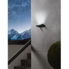 Sieninis LED lauko šviestuvas EGLO BRIANZA, IP44, 4,8W 550lm, 3000K, juodos sp 5,5x15x21cm