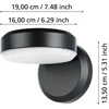 Sieninis LED lauko šviestuvas EGLO FORNACI, IP54, 9 W, 850 lm, 3000 K