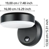 Sieninis LED lauko šviestuvas EGLO FORNACI, IP44, 9 W, 850 lm, 3000K, su judesio davikliu