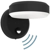 Sieninis LED lauko šviestuvas EGLO FORNACI, IP44, 9 W, 850 lm, 3000K, su judesio davikliu
