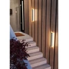 Sieninis LED lauko šviestuvas EGLO NEVIANO, IP65 3000K 2x7W 2100lm, juodos sp 58x6,5x5cm