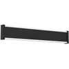 Sieninis LED lauko šviestuvas EGLO NEVIANO, IP65 3000K 2x3,7W 1200lm, juodos sp 38x6,5x5cm