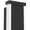 Sieninis LED lauko šviestuvas EGLO NEVIANO, IP65 3000K 2x3,7W 1200lm, juodos sp 38x6,5x5cm