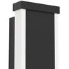 Sieninis LED lauko šviestuvas EGLO SERRICELLA, IP55, 2x4,5W, 3000K, 1100lm, juodos sp.,10x6xh49,5 cm