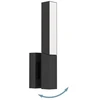 Sieninis LED Lauko šviestuvas EGLO UGENTO IP44 2x4,5W 3000K 2x460lm juodos sp 6,7x9,5x32cm
