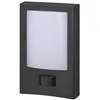 13W LED sieninis lauko šviestuvas ENDURA STYLE, tamsiai pilkas, 3000K, su judesio davikliu, IP44