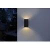 12W LED sieninis lauko šviestuvas ENDURA STYLE, tamsiai pilkas, 3000K, IP44