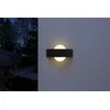 10,5W LED sieninis lauko šviestuvas ENDURA STYLE, tamsiai pilkas, 3000K, IP44