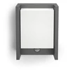 Sieninis LED lauko šviestuvas PHILIPS ARBOUR, IP44, 4000K, 6W, 600lm, judesio daviklis, 22,1x16,6 cm