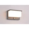 Sieninis LED lauko šviestuvas PHILIPS Bustan, IP44,9W, 4000K, 1000lm, su jud.,davikliu, antracito sp