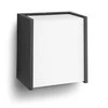 Sieninis LED lauko šviestuvas PHILIPS MACAW, IP44, 3 W, 2700 K, 350 lm, 9,3x13,3x14,8 cm