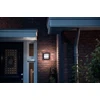 Sieninis LED lauko šviestuvas PHILIPS PETRONIA, IP44, 4000K, 12W, 1200lm, antracito sp.
