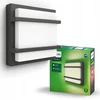 Sieninis LED lauko šviestuvas PHILIPS PETRONIA, IP44, 4000K, 12W, 1200lm, antracito sp.