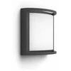 Sieninis LED lauko šviestuvas PHILIPS SAMONDRA, IP44, 2700 K, 12 W, 1200 lm, antracito sp.