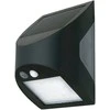 SpectorLight Sieninis LED lauko šviestuvas SPECTOR LIGHT, įkr., saulės energija, IP44,2,5W,7000K,220lm,juod., sp.