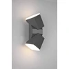 Sieninis LED lauko šviestuvas TRIO Avon, IP54,7W,3000K,2x800lm,su jud., davikliu,antracito sp,h28cm