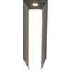 Sieninis LED lauko šviestuvas TRIO MARNE, 8 W, 3000K, 800 lm, antracito sp, 15,5x6,5x6 cm