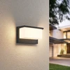 Sieninis LED lauko šviestuvas TRIO Nestos, IP54,13W, 3000 K, 1300 lm, antracito sp, 23 x h15 cm