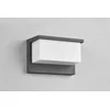 Sieninis LED lauko šviestuvas TRIO Nestos, IP54,13W, 3000 K, 1300 lm, antracito sp, 23 x h15 cm
