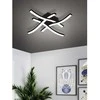 Sieninis šviestuvas Sieninis LED šviestuvas EGLO CABEZAS-E, 20W, 2600lm, 3000K, juodos sp, 42,5 x 42,5 x 7 cm