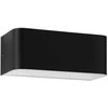 Sieninis šviestuvas Sieninis LED šviestuvas EGLO SANIA 4, 10 W, 1300 lm, 3000 K, juodos sp, 20 x 8 x 9 cm