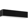 Sieninis šviestuvas Sieninis LED šviestuvas EGLO SANIA 4, 12 W, 1400 lm, 3000 K, juodos sp, 36,5 x 8 x 9 cm