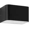Sieninis šviestuvas Sieninis LED šviestuvas EGLO SANIA 4, 6 W, 670 lm, 3000 K, juodos sp, 13 x 8 x 9 cm
