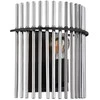 Sieninis šviestuvas GLOBO GORLEY, 1 x E27, 60W, metalas/stiklas, juodos sp., 25x26x12,5cm