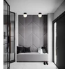 Sieninis šviestuvas G.LUX GT-390-1C-BL, 1xE27, juodos sp, ø13x15,5cm, gaubtas baltos sp