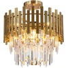 Sieninis šviestuvas MILAGRO Aspen Gold, 2 x E14, max 40W, auksinės sp., 25 x 35 cm