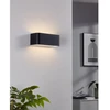 Sieninis šviestuvas Sieninis LED šviestuvas EGLO SANIA 4, 10 W, 1300 lm, 3000 K, juodos sp, 20 x 8 x 9 cm