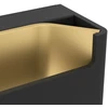 Sieninis šviestuvas Sieninis LED šviestuvas EGLO FELONICHE, 10W, 1300lm, 3000K, juodos/aukso sp., 8x10,5x23