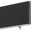 Sieninis šviestuvas Sieninis LED šviestuvas GLOBO Siegfried, 12W, 3000K, 380lm, juodos sp., 29,5 x 8 cm