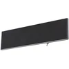 Sieninis šviestuvas Sieninis LED šviestuvas GLOBO Siegfried, 12W, 3000K, 380lm, juodos sp., 29,5 x 8 cm