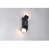 Sieninis šviestuvas Sieninis LED šviestuvas TRIO RAGLAN, 2 x 3 W, 3000 K, 2x300 lm, juodos sp, 22 x 5 x 5,5 cm