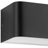 Sieninis šviestuvas Sieninis LED šviestuvas EGLO SANIA 4, 6 W, 670 lm, 3000 K, juodos sp, 13 x 8 x 9 cm