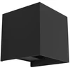 Sieninis šviestuvas Sieninis LED šviestuvas EGLO SANIA 4, 6 W, 670 lm, 3000 K, juodos sp, 13 x 8 x 9 cm