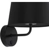 Sieninis šviestuvas TK LIGHTING MAJA Juodas, 1 x E27, max 15W