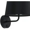 Sieninis šviestuvas TK LIGHTING MAJA Juodas, 1 x E27, max 15W