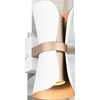 Sieninis šviestuvas TRIO COAT, 2 x GU10, 22 x 10 x 12 cm, baltos/kavos sp.