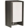 Sien.lauko šviestuvas su jud.jutikliu IP44 Bridge Philips 15W E27 antracito spalvos