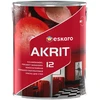 Sienų dažai ESKARO AKRIT 12, pusiau matiniai, baltos sp., A bazė, 950 ml