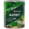 Sienų dažai ESKARO AKRIT 20, pusiau matiniai, baltos sp., A bazė, 4,75 l
