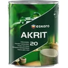 Sienų dažai ESKARO AKRIT 20, pusiau matiniai, baltos sp., A bazė, 2,85 l
