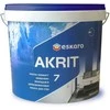 Sienų dažai ESKARO AKRIT 7, šilko matiniai, baltos sp., A bazė, 9,5 l