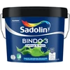Sienų ir lubų dažai SADOLIN BINDO 3, visiškai matiniai, baltos sp., BW bazė, 4,5 l