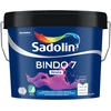 Sienų ir lubų dažai SADOLIN BINDO 7, matiniai, baltos sp., BW bazė, 4,5 l