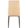 Signal ATOM VELVET smėlio spalvos minkšta virtuvės kėdė
